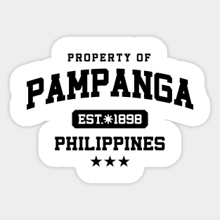 Pampanga - Property of the Philippines Shirt Sticker